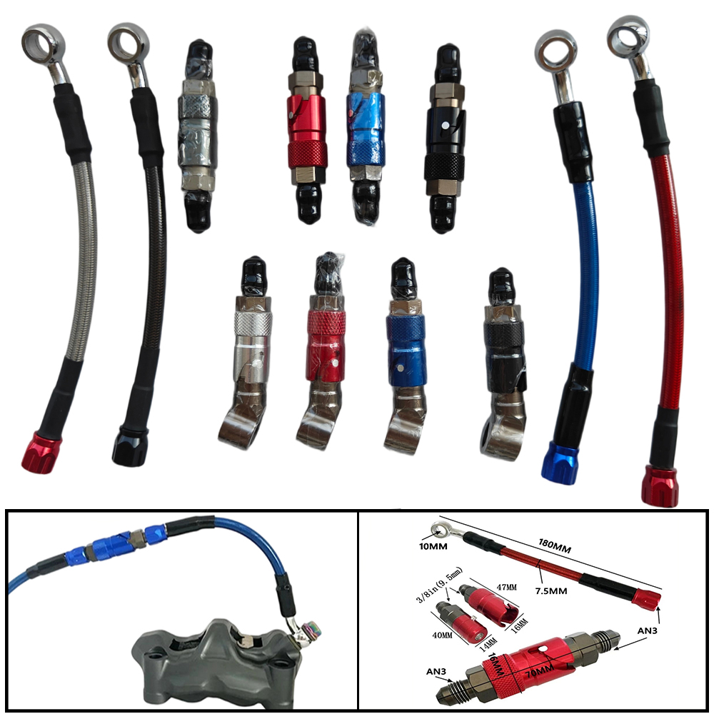 Motorcycle AN3 Quick Connect B - Braided Line 评论和价格